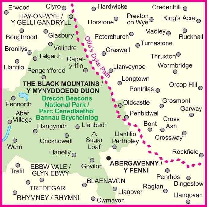 Ordnance Survey Landranger Map 161 (150 000) The Black Mountains